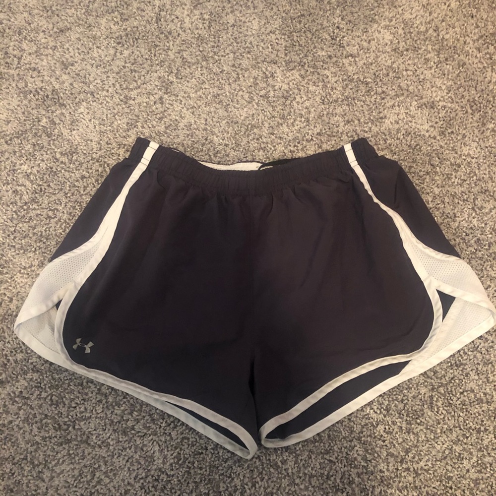 Gray Under Armour Running Shorts